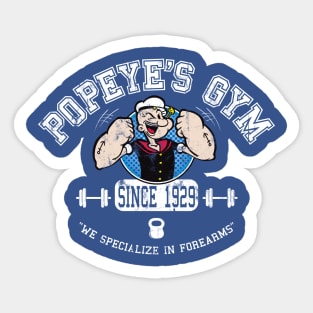 Pop Eye's Gym Sticker